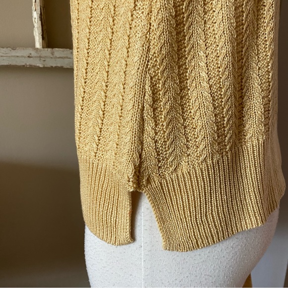 Hippie Rose harvest gold sleeveless knit top - Picture 5 of 7
